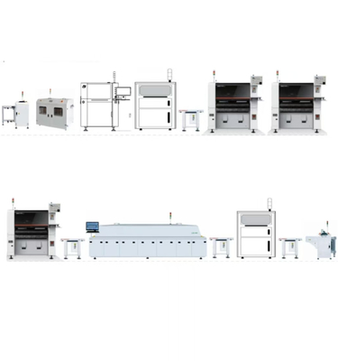 高精度インライン 高速 完全自動 SMT 生産ライン PCB / FPC
